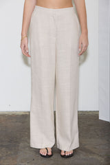 HANA - LINEN WIDE LEG PANT