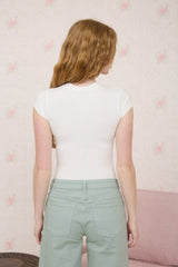 RIBBED BODYSUIT