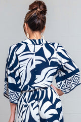 TRIBAL - CROSSOVER CROP TOP