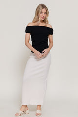 OFF SHOULDER SWEATER