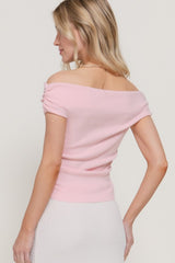 OFF SHOULDER SWEATER
