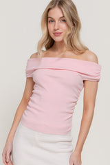 OFF SHOULDER SWEATER