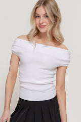 OFF SHOULDER SWEATER