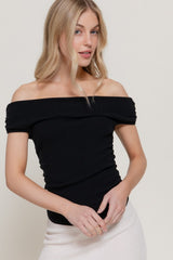 OFF SHOULDER SWEATER