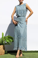 MILANIA - LACE MIDI DTRESS