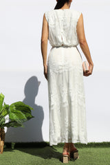 MILANIA - LACE MIDI DTRESS