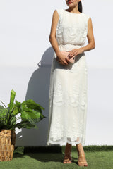 MILANIA - LACE MIDI DTRESS