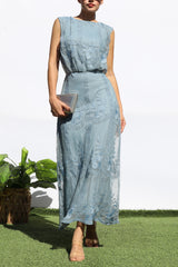 MILANIA - LACE MIDI DTRESS