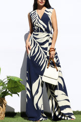 COSTA - PALM WRAP JUMPSUIT