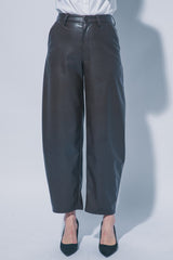 PU BARREL PANT