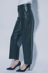 PU BARREL PANT