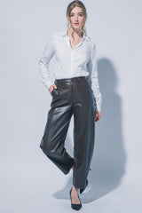PU BARREL PANT