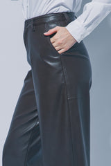 PU BARREL PANT