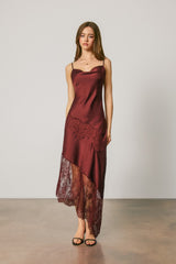 MIDNIGHT - LACE DETAIL DRESS