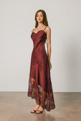 MIDNIGHT - LACE DETAIL DRESS