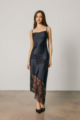 MIDNIGHT - LACE DETAIL DRESS