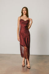MIDNIGHT - LACE DETAIL DRESS