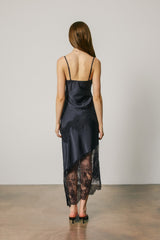 MIDNIGHT - LACE DETAIL DRESS