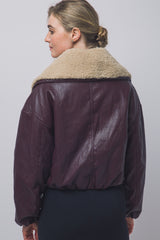 SHERPA - COLLAR BOMER JACKET