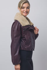 SHERPA - COLLAR BOMER JACKET