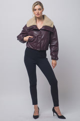 SHERPA - COLLAR BOMER JACKET