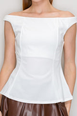 PEPLUM TANK TOP