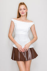 PEPLUM TANK TOP