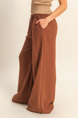 DRAWSTRING - WIDE LEG PANTS