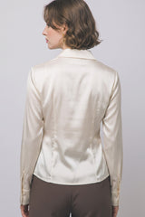 SATIN CORSETTE BLOUSE