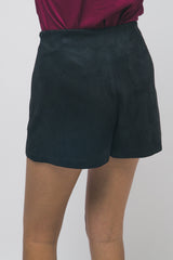 FAUX SUEDE SKORT