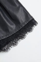 LACE TRIM SHORTS