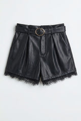 LACE TRIM SHORTS
