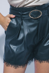 LACE TRIM SHORTS