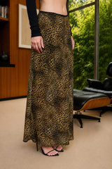 CLARA - LEO CHIFFON MAXI SKIRT