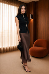 PREMIUM SHORT SLEEVE BUTTON TOP