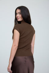 PREMIUM SHORT SLEEVE BUTTON TOP