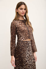 LUNA - MESH LEO CARDIGAN