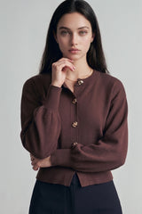 GOLD BUTTON CARDIGAN