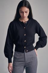 GOLD BUTTON CARDIGAN