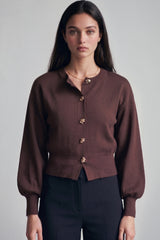 GOLD BUTTON CARDIGAN