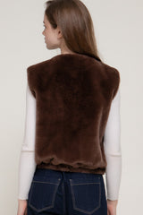 FUR BUBBLE VEST