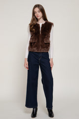 FUR BUBBLE VEST