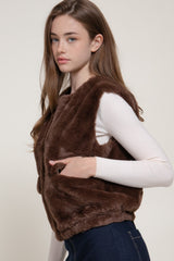 FUR BUBBLE VEST