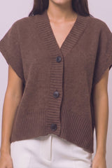KNIT OVERSIZE VEST