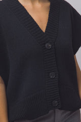 KNIT OVERSIZE VEST