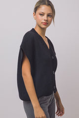 KNIT OVERSIZE VEST