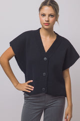 KNIT OVERSIZE VEST