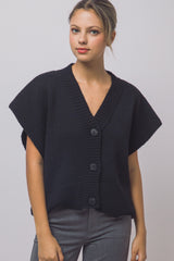 KNIT OVERSIZE VEST