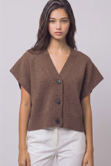 KNIT OVERSIZE VEST