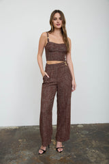 ARIZONA - TWEED BUCKLE PANT